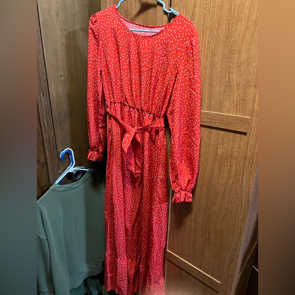 Red Polka Dot Dress